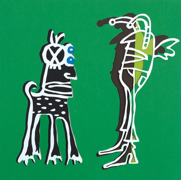 leicht verschwommene Außenkontur